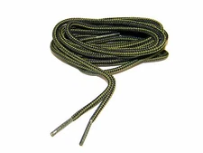 2 Pair Olive Green-Black proBOOT Rugged heavy duty Boot Shoelaces Shoestrings