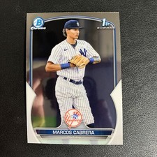 2023 Bowman Chrome Marcos Cabrera 1st