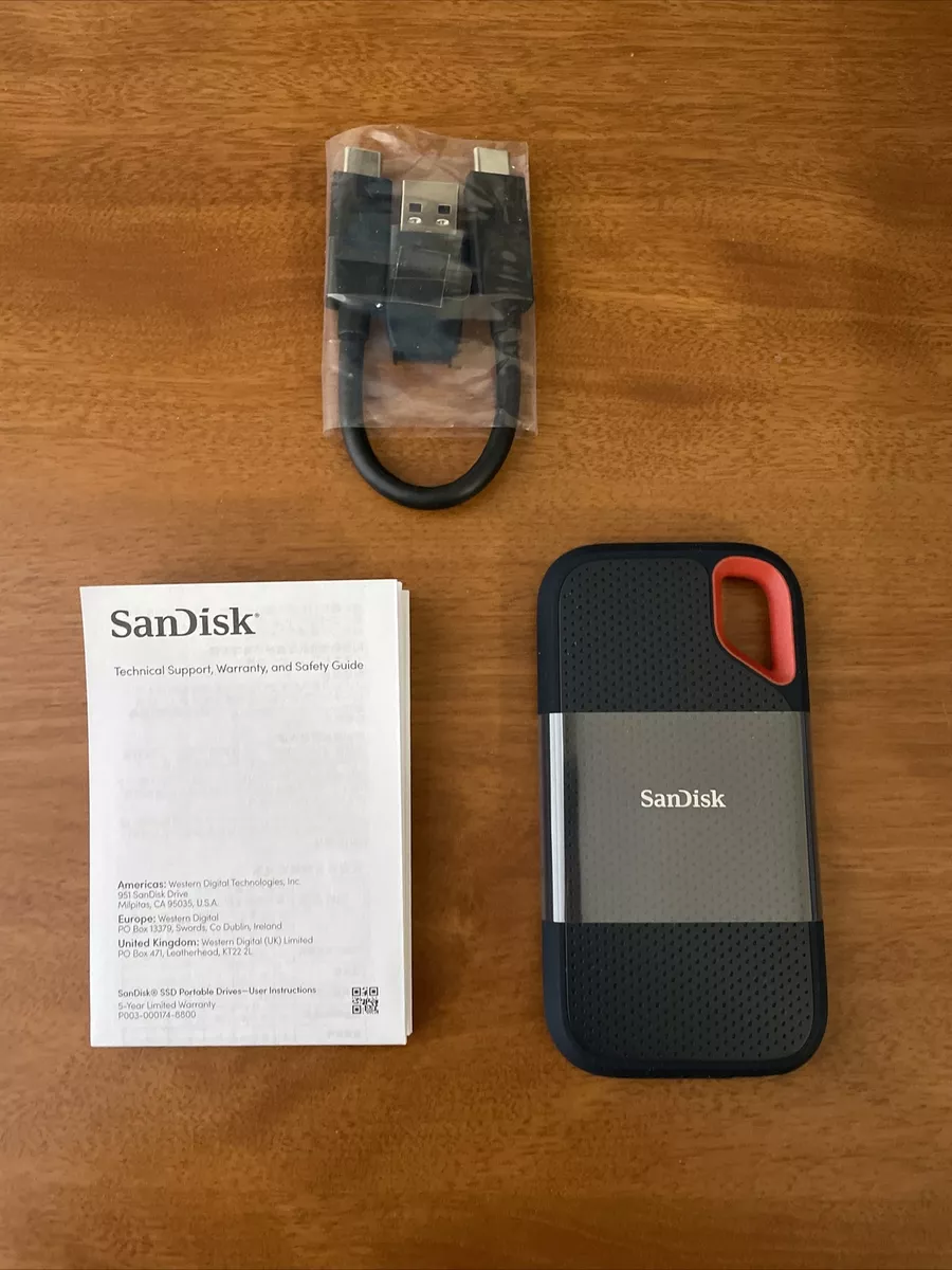 SanDisk Extreme V2 4TB USB-C Portable External SSD (SDSSDE61-4T00