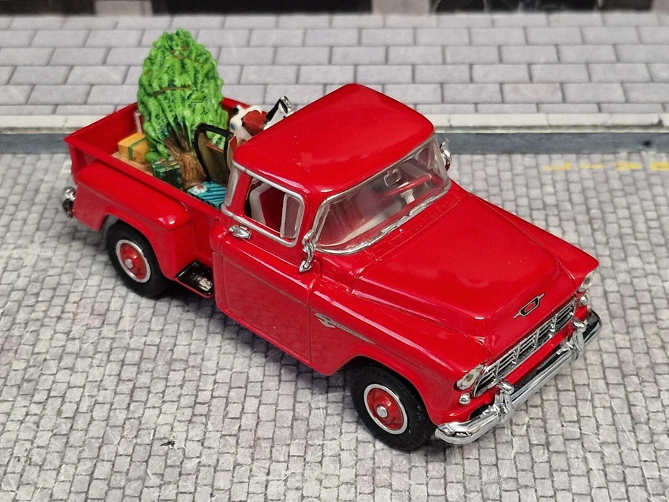 MATCHBOX 1/43 - CHEVROLET 3100 PICKUP 1955 - CHRISTMAS - Immagine 4 di 4