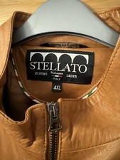 Vera Pelle Stellato Leather Jacket. Bnwot. 14/16