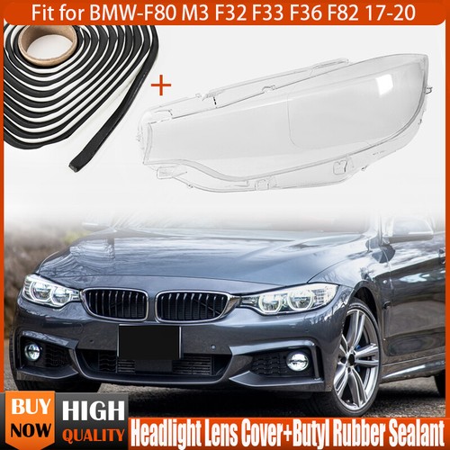 For BMW 4~Series F33 F32 F80 F82 F83 2017~2020 Left Headlight Lens Shell Cover - Picture 1 of 11