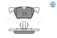 Meyle 025 253 0717 Brake Pad Set, Disc Brake For BMW