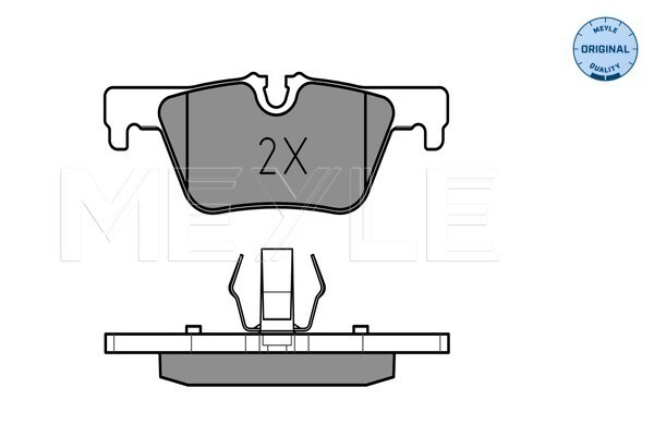 Meyle 025 253 0717 Brake Pad Set, Disc Brake For BMW-image