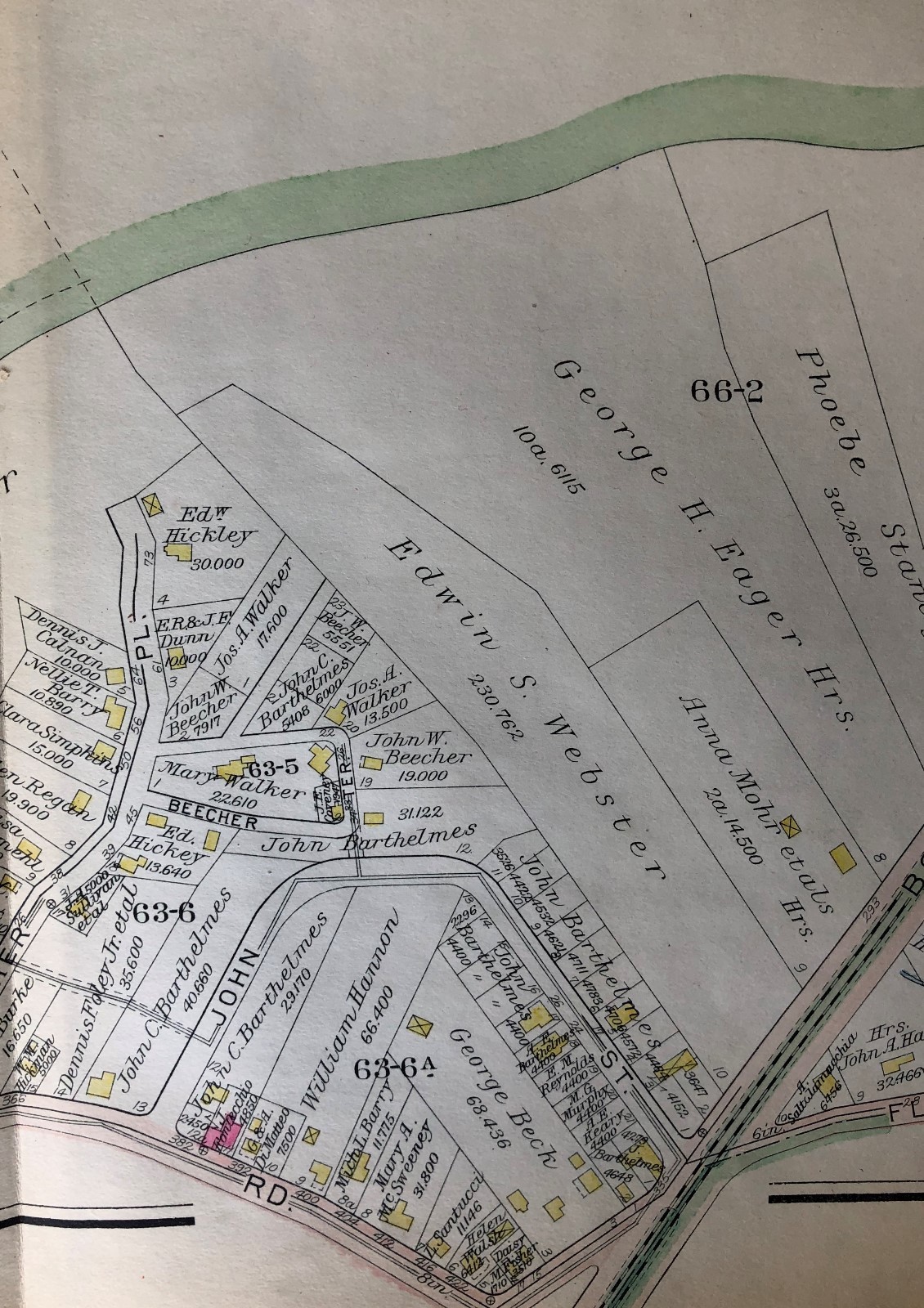 1917 THOMPSONVILLE NEWTON MA HAMMOND'S POND BOSTON ICE CO. BOWEN FIELD