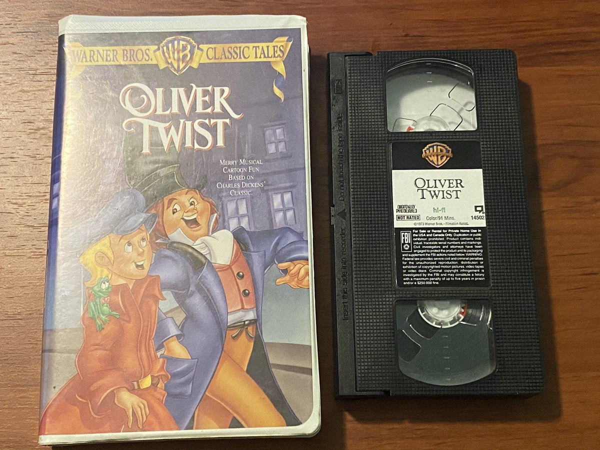 (未使用･未開封品)Oliver Twist (1985) [VHS] Oliver Twist (Animated) (VHS, 1999, Warner Brothers Classic