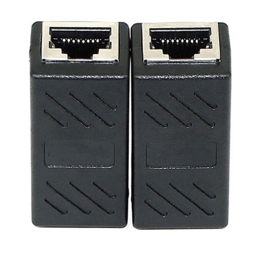 RJ45 Connector to Female CAT6 Ethernet Adapter Extender Coupler - Photo 7/9