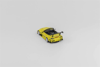 Micro Turbo 1:64 S2000 JS Racing Metallic yellow Diecast Model Car