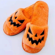 Unisex Jack O Lantern Slippers/Slides Halloween 