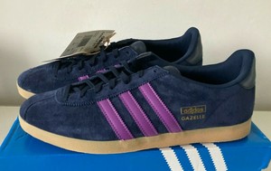 ADIDAS Gazelle Blu Scuro Viola 9 UK 9.5 US NUOVO con scatola | eBay