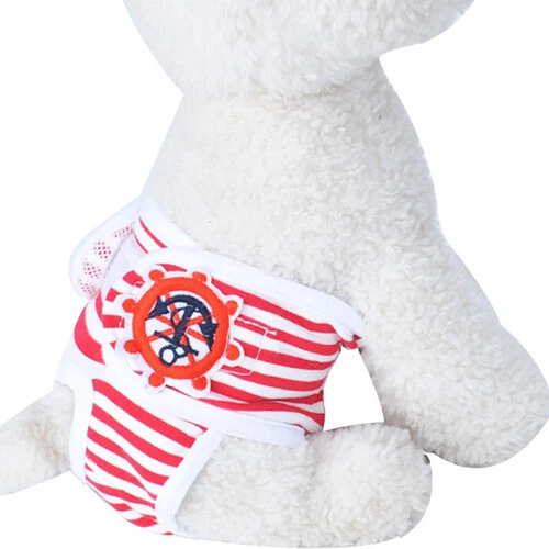 Pet Dog Diaper Female Puppy Physiological Panties Nappy Sanitary Pants Underwear - Image 3 of 4