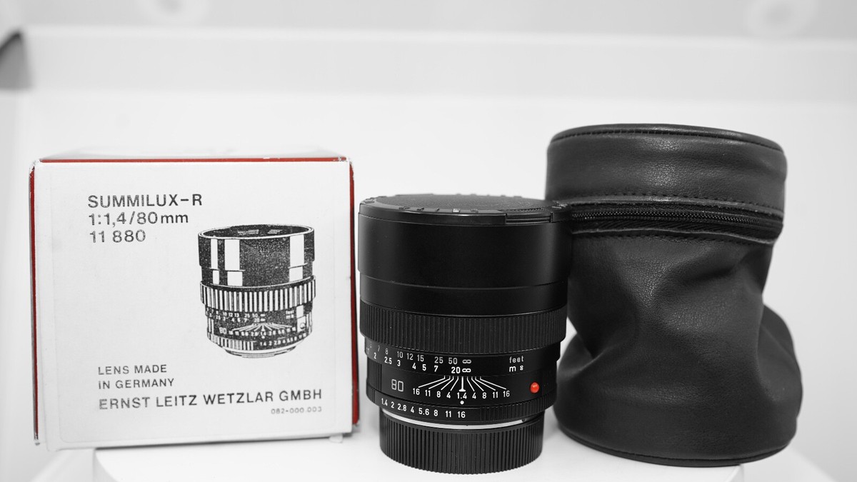 Leica SUMMILUX-R 80mm f/1.4 3 Cam Lens Boxed #3203748 | eBay