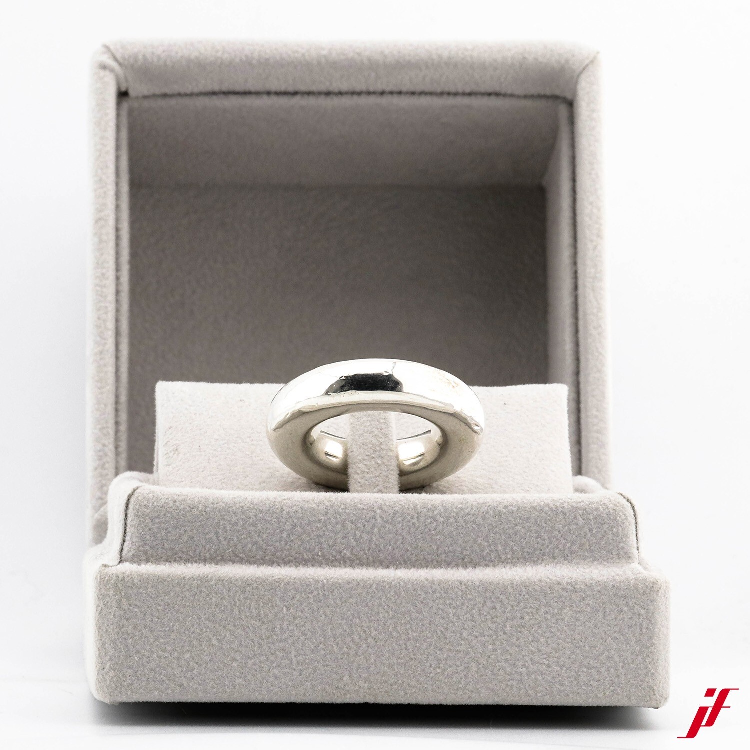 Ring Solid Without Decorations Schubart 925er Ste… - image 3