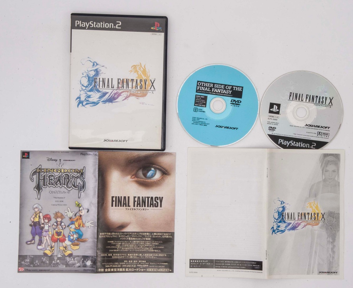 PS2ソフト　ファイナルファンタジーX PS2 Game Software Final Fantasy X-2 International + Last