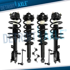 Front Rear Struts Coil Spring Sway Bar Links for 2011 - 2018 Dodge Journey 2.4L