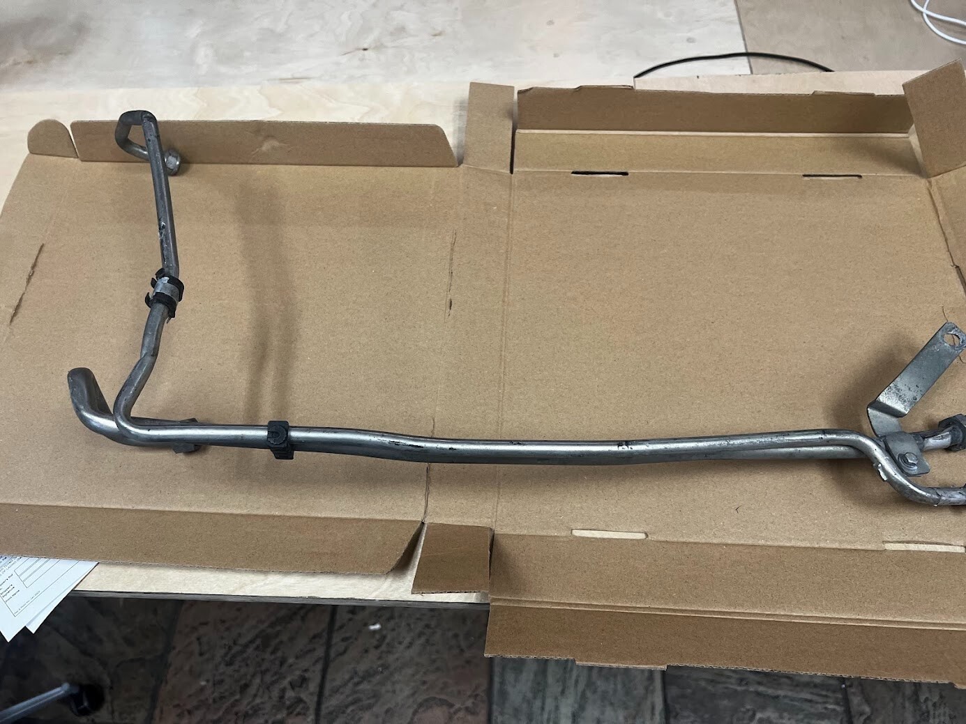 FERRARI F430 AC AIR CONDITIONING CONDENSER (2) FRONT HOSES TUBES LINES OEM