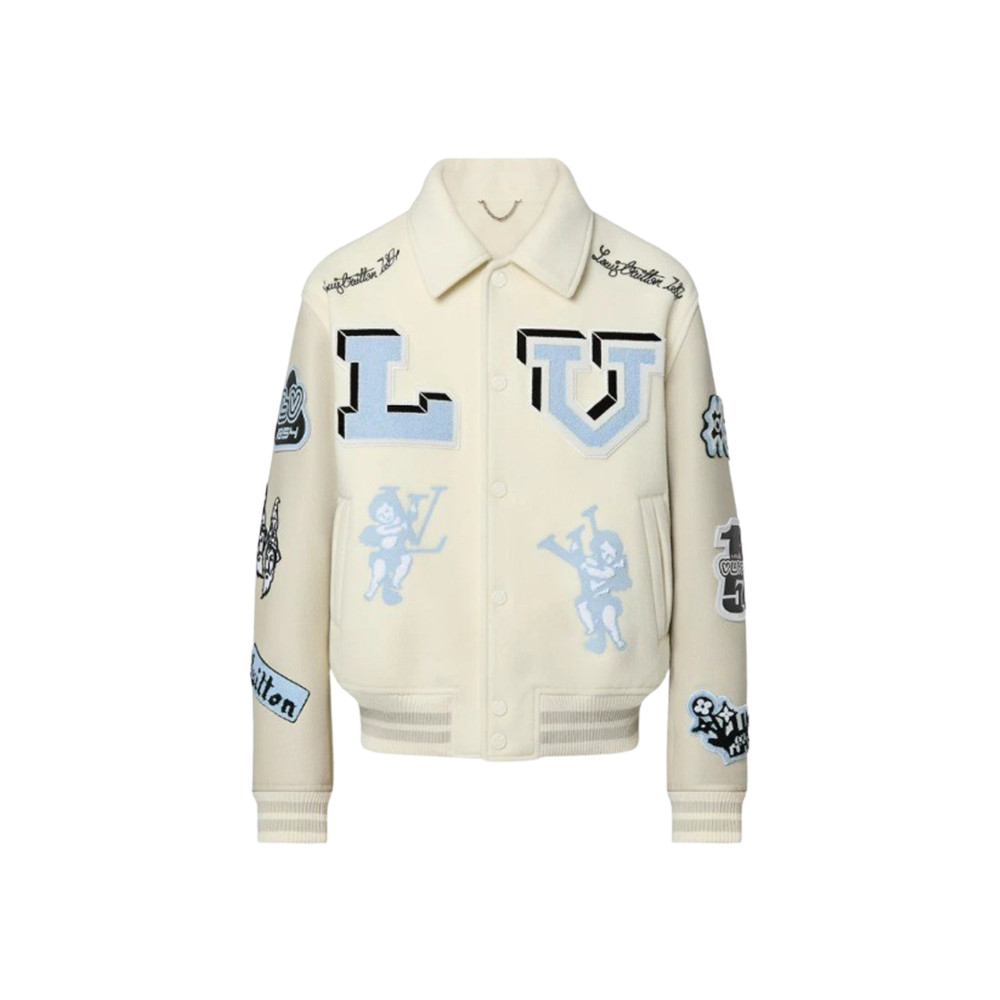Louis Vuitton Varsity Blouson Multi Patch Leather… - image 1