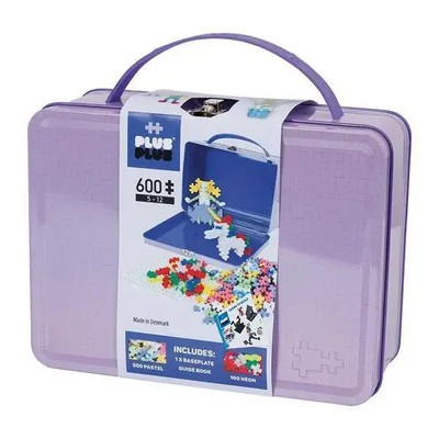 Plus-Plus 600 Kreativ Bausteine Pastell Metallbox | 9607003 | Deutsch | 2021