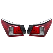 LABLT Tail Lamps Lights For 2019-2021 Lexus ES250 ES350 Left+Right Side Chrome