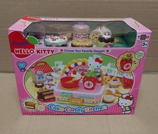 Sanrio Hello Kitty Candy Cake Kitchen Playset With Accessories New