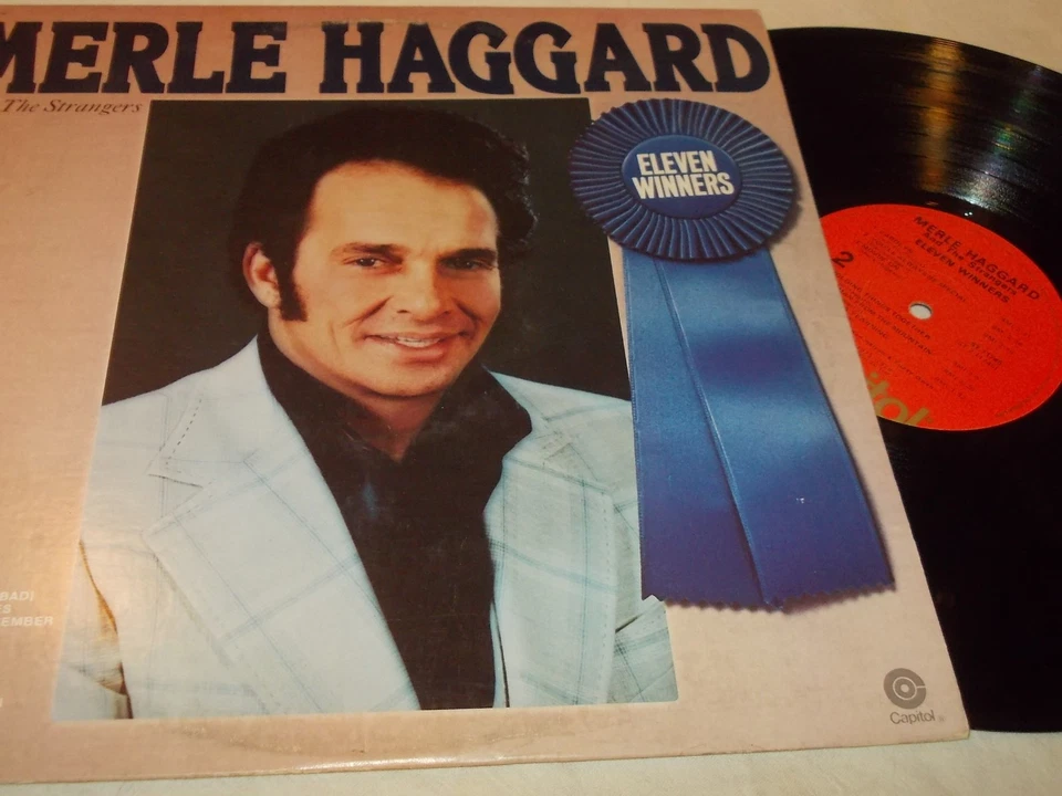 MERLE HAGGARD LP Lot SONGS I'LL ALWAYS SING Among The Stars ITS ALL IN THE GAME - Image 3 of 4
