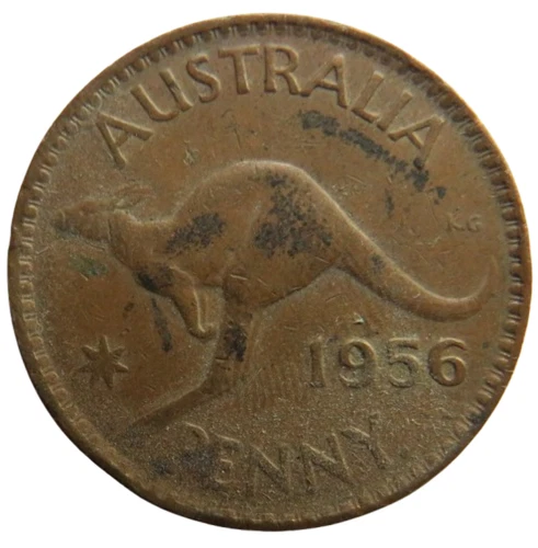 1956 Australia Penny — photo from the most recent tracked eBay sale