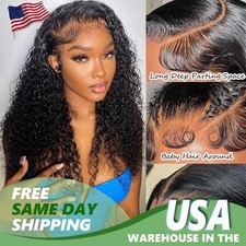 5x5 Water Wave Transparent Lace Wigs Natural Color Wigs Human Hair