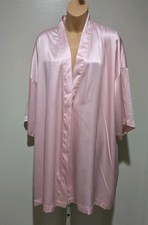 Vintage Victoria's Secret Angels Pink Satin Like Short Robe OS - NO BELT