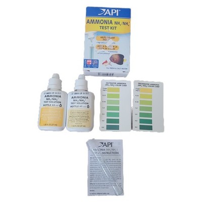 API Ammonia Test Kit 130 Tests for Freshwater and Marine Aquariums NH3 / NH4 NEW