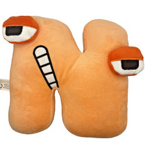 Orange Alphabet Lore "N" Stuffed 7" Plush Plushie