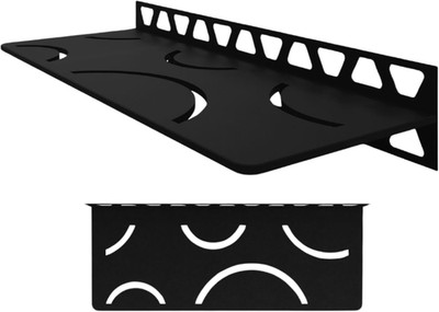 Rectangular Shelf for Tiled Walls - 4Mm Thick, Curve Design, Aluminum Material,