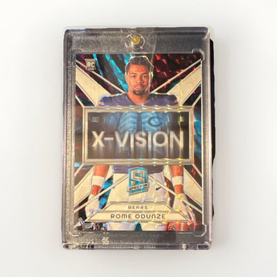 Panini Spectra Rome Odunze Bears X-Vision Interstellar /50 RC #XV-17