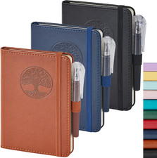 Small Journal Pocket Notebook for Men/Women, A6 3.7" X 5.7" , 3 Pack Mini Pocke