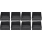  2 Pieces Furniture Grippers Bed Stoppers for Wheels Pads Rubber Feet Cup