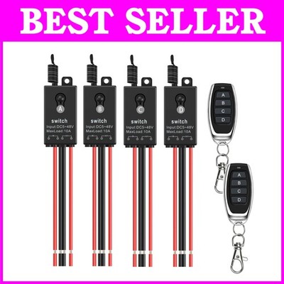Long Range 12V Remote Control Switch for Car Lights