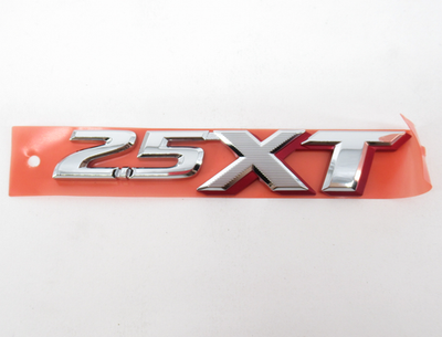 Genuine OEM Subaru 93073SA670 2.5 XT Rear Nameplate Emblem Chrome