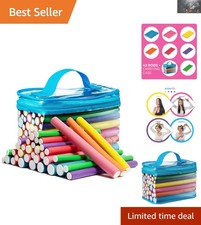 Versatile Heatless Curling Set - 42 Foam Rollers for Beautiful Curls at Home