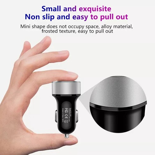 USB Car Socket Dual Fast Charger Phone Cigarette Lighter Power.Adapter Plug in - 第 4/14 張圖片