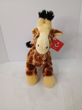 Aurora World Plush Baby Giraffe Stuffed Animal Soft Toy Dark and Golden Brown