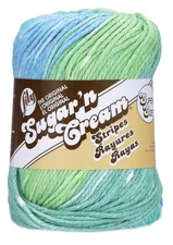 Spinrite Sugar'n Cream Yarn - Stripes Super Size-Country Stripes (6Pk)