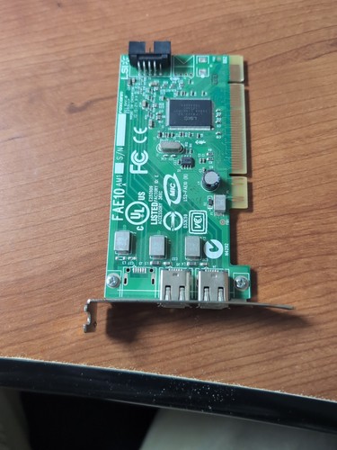 Dell J886H Dell 1394A Dual Port 2 Ports PCI FireWire Card Low Profile 0J886H - Picture 1 of 6