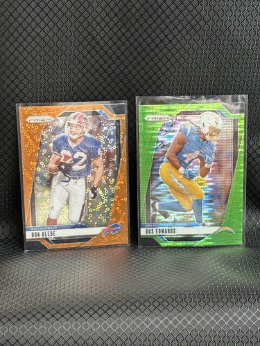 (25) 2024 Panini Prizm Green Orange Disco Rookie RC Football Card Lot Pulsar - Picture 6 of 14