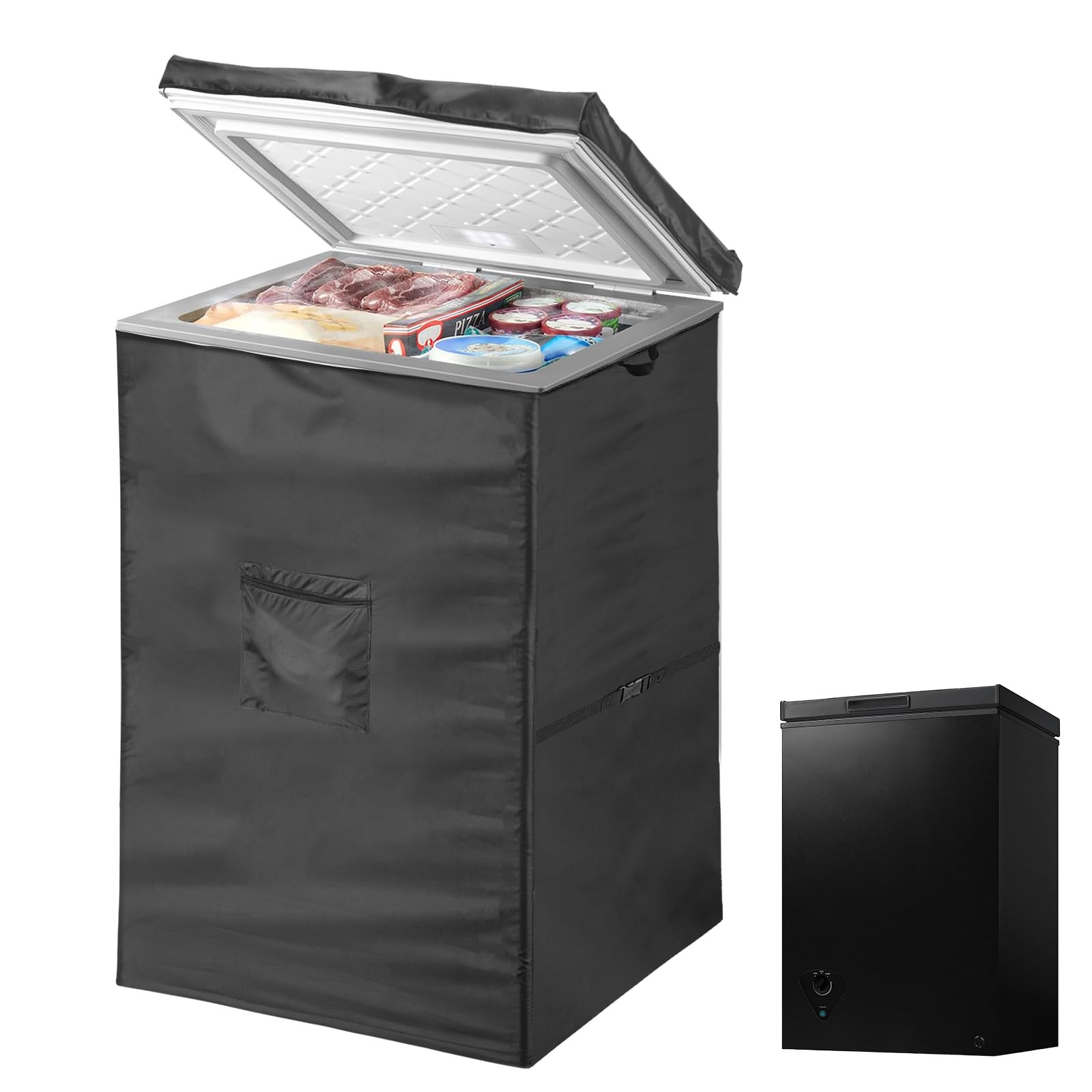Deep Freezer Cover, Waterproof Dustproof Chest Freezer Cover