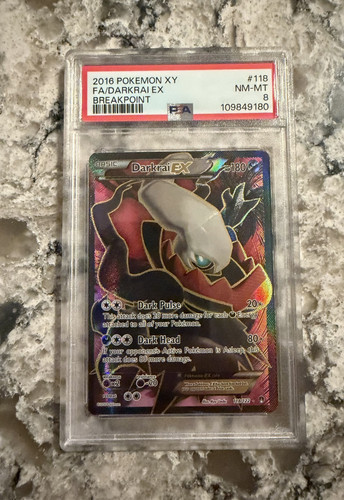 Darkrai-EX graded PSA 8 for sale on eBay