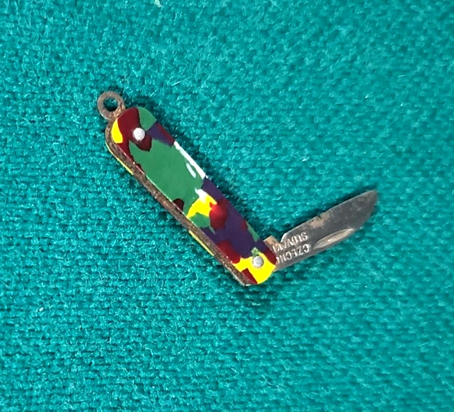 VTG 1930s Cracker Jack Prize Mini Knife Celluloid Handle, Made In Czechoslavakia - Image 2 of 4