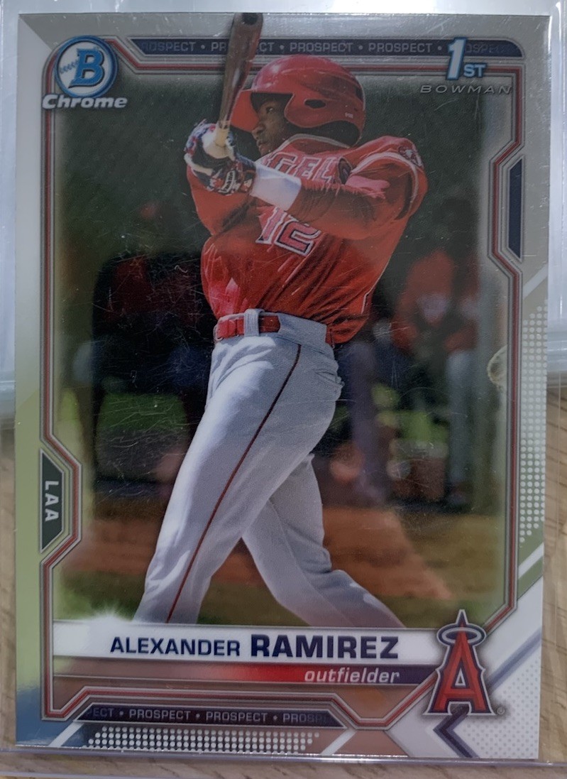 2021 Bowman - Chrome Prospects Alexander Ramirez #BCP-145 (RC)