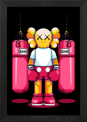 Kaws gerahmtes Wandbild Poster Leinwanddruck Bild