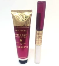 Bath Body Works Luminous Perfume Lip Gloss Hand Cream Black Currant Iris Amber