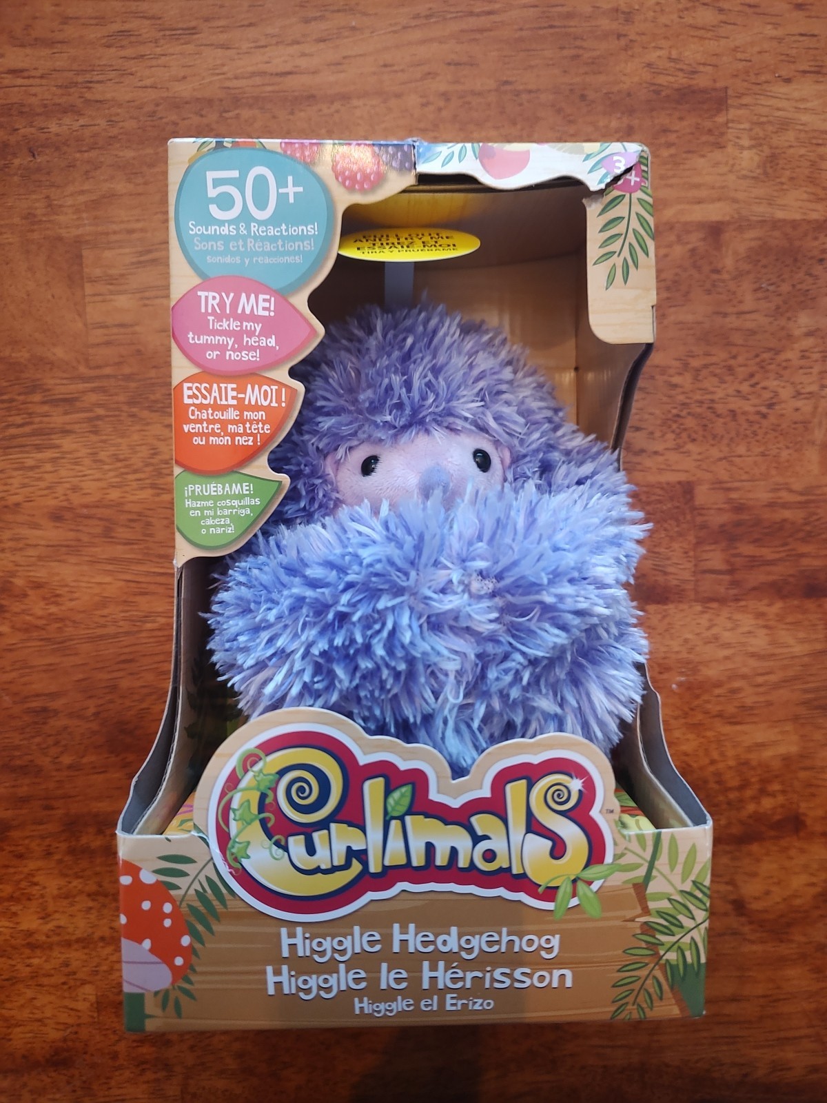 Curlimals Higgle the Hedgehog Interactive Animated Talking Toy