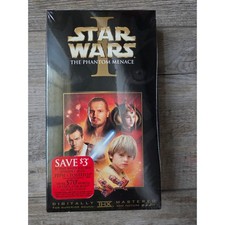 Star Wars Episode I The Phantom Menace VHS 2000 SEALED Pepsi Target Stickers